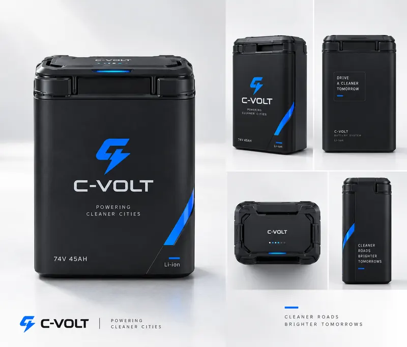 C-Volt removable batteries