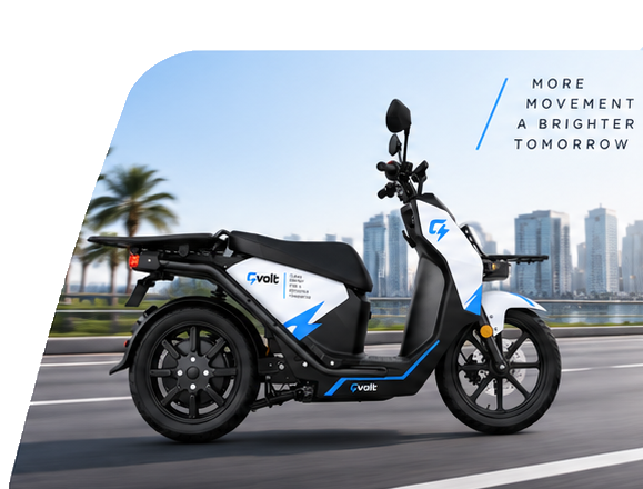 C-Volt scooter ready to ride